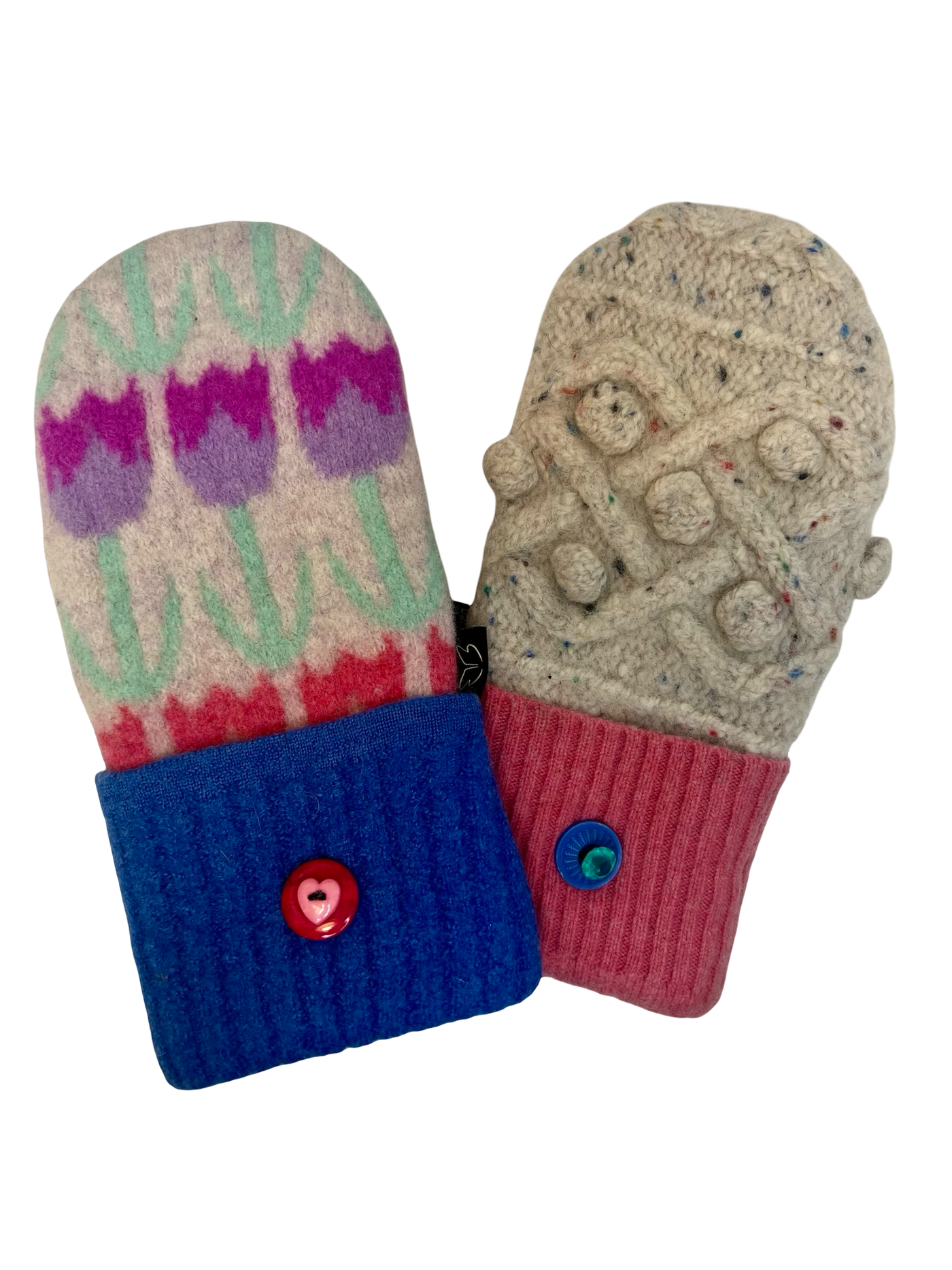 One of a Kind Sweater Mittens 633