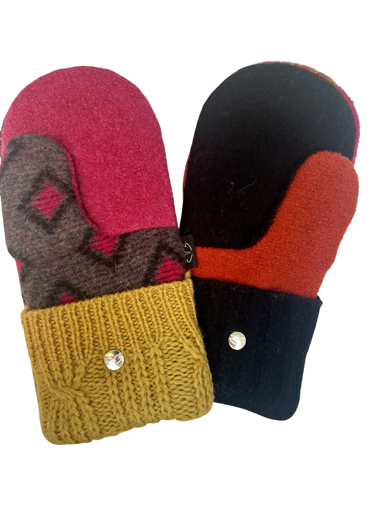 One of a Kind Sweater Mittens 634