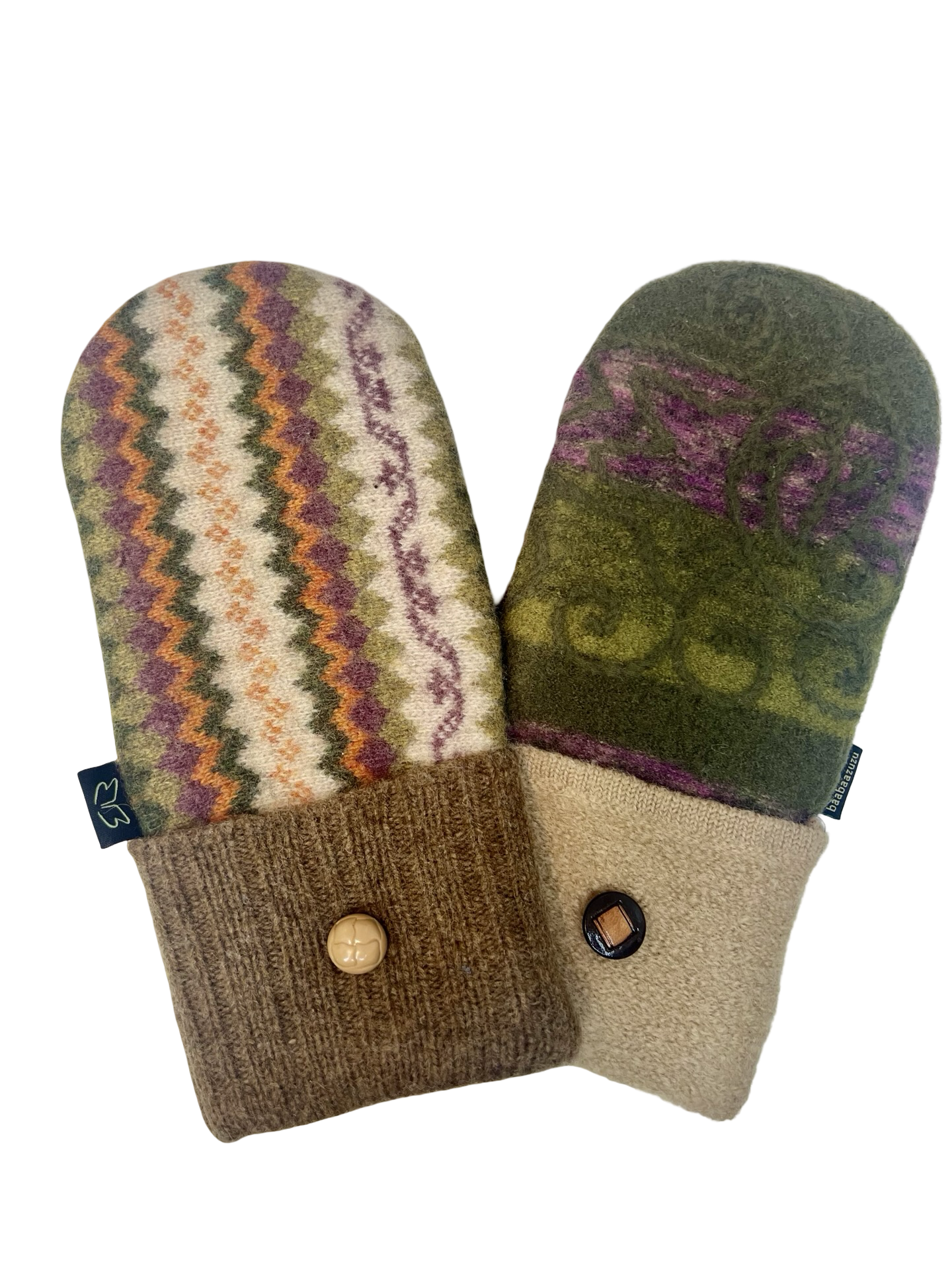 One of a Kind Sweater Mittens 635