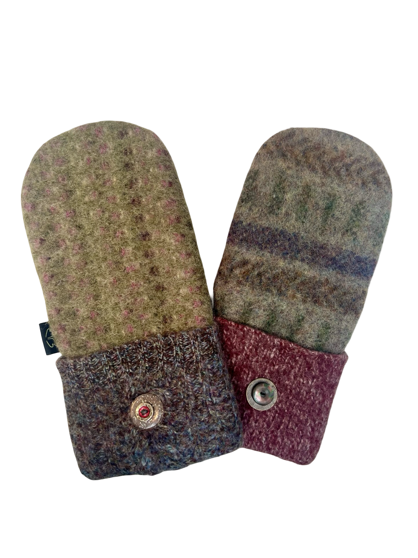 One of a Kind Sweater Mittens 636