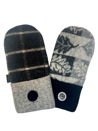 One of a Kind Sweater Mittens 637