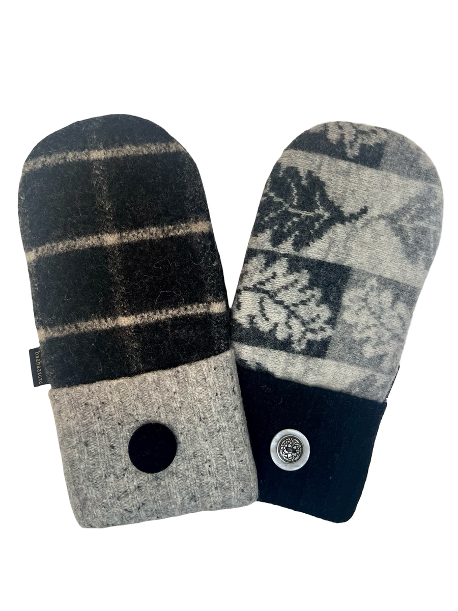 One of a Kind Sweater Mittens 637