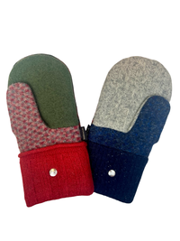 One of a Kind Sweater Mittens 638