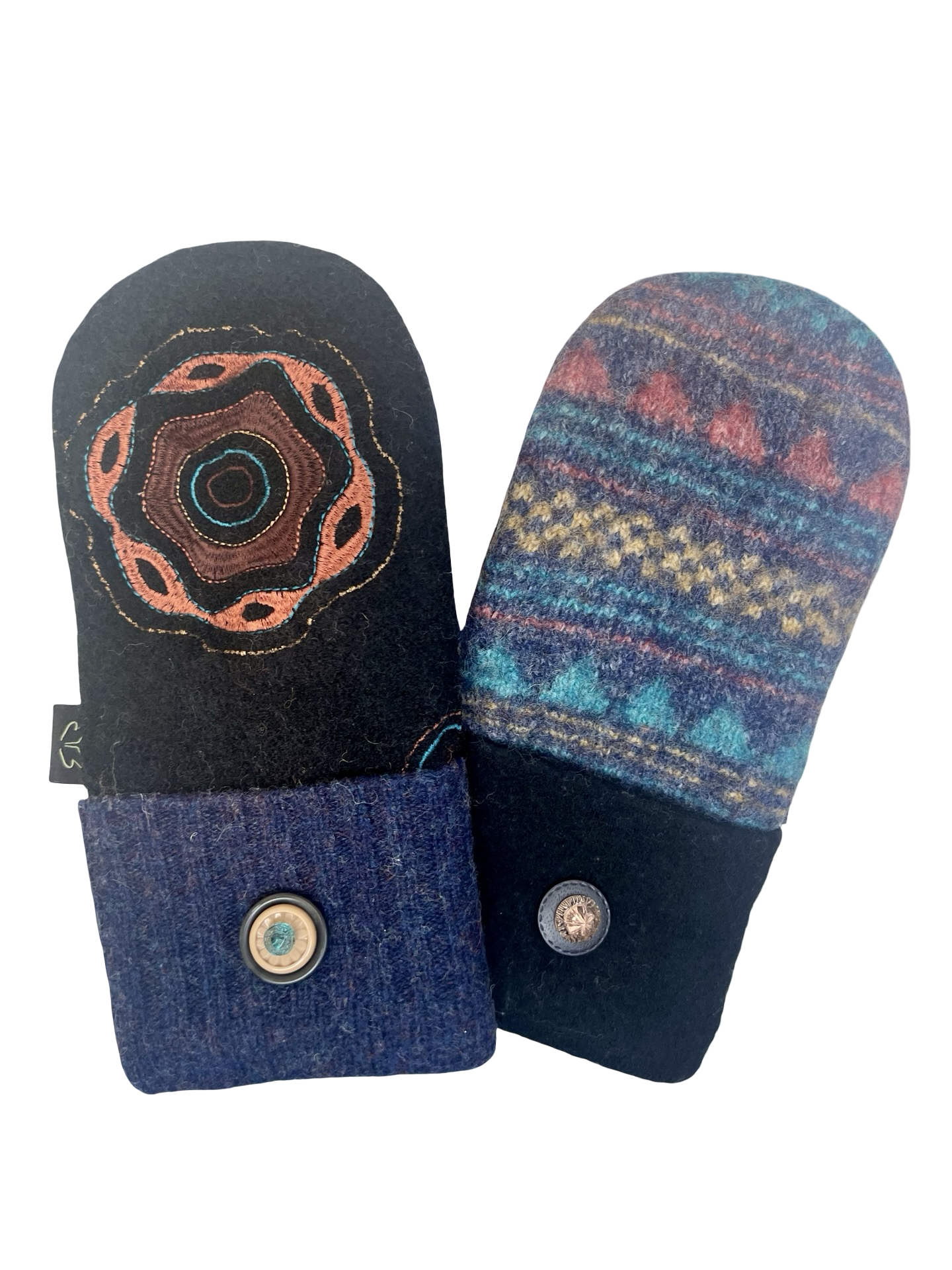 One of a Kind Sweater Mittens 641
