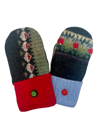One of a Kind Sweater Mittens 642