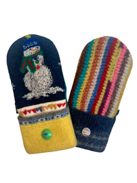 One of a Kind Sweater Mittens 652