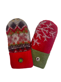 One of a Kind Sweater Mittens 654