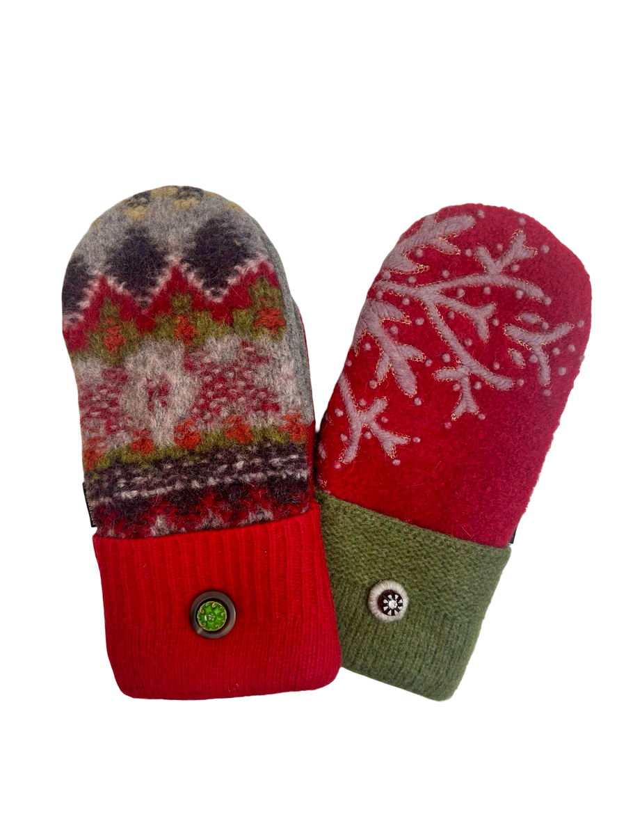 One of a Kind Sweater Mittens 654