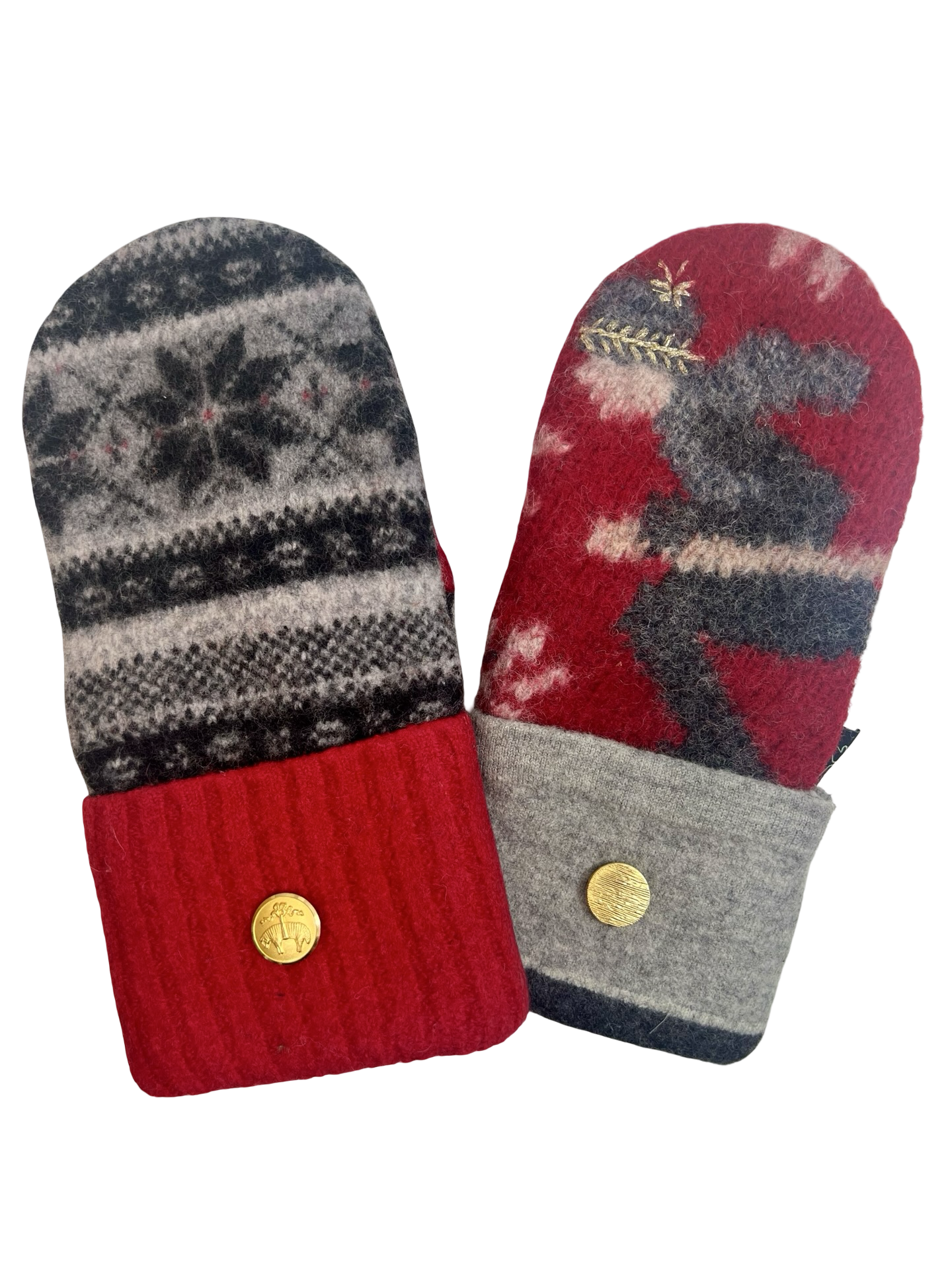 One of a Kind Sweater Mittens 659