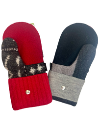 One of a Kind Sweater Mittens 659