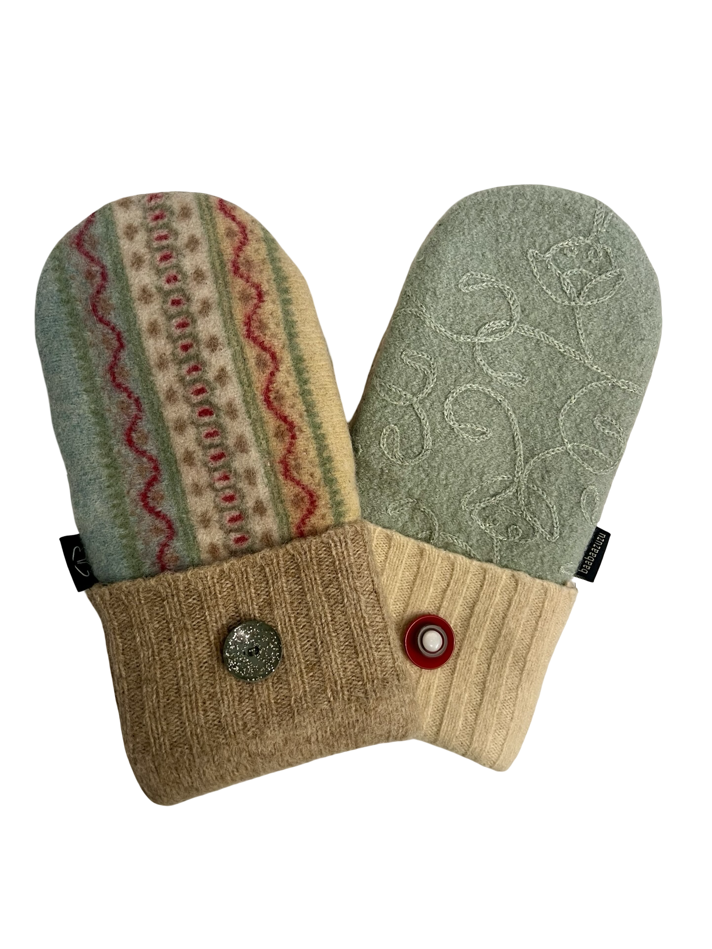 One of a Kind Sweater Mittens 538