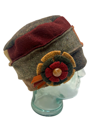 One of a kind Cloche Hat 134