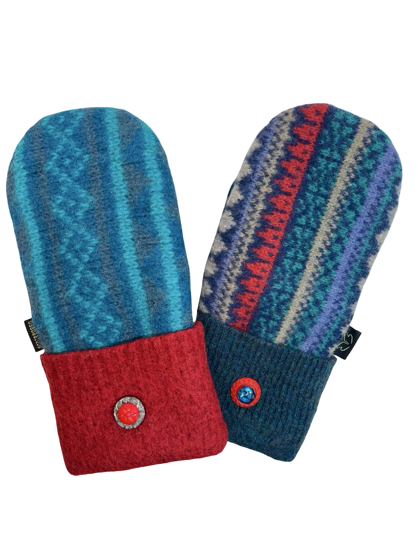 One of a Kind Sweater Mittens 628