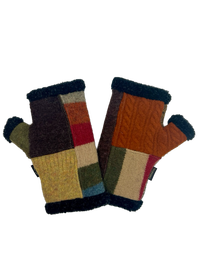 One of a Kind Arctic Fingerless Gloves 353