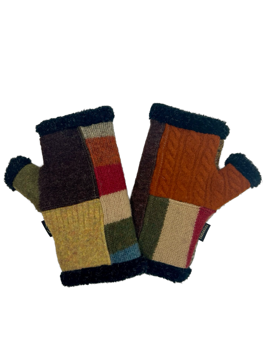 One of a Kind Arctic Fingerless Gloves 353