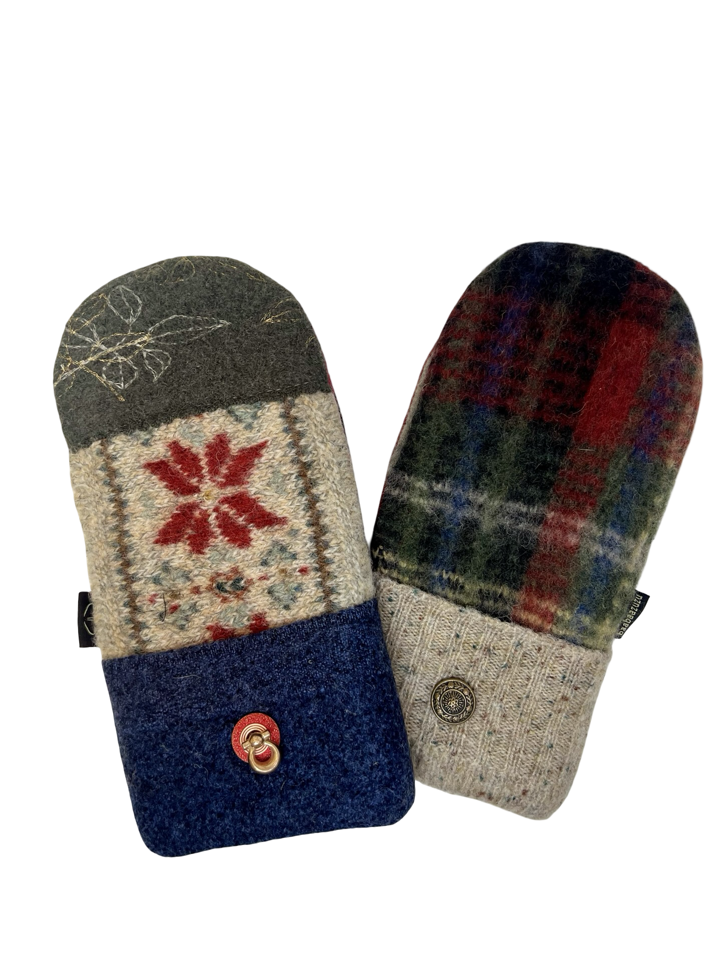 One of a Kind Sweater Mittens 531