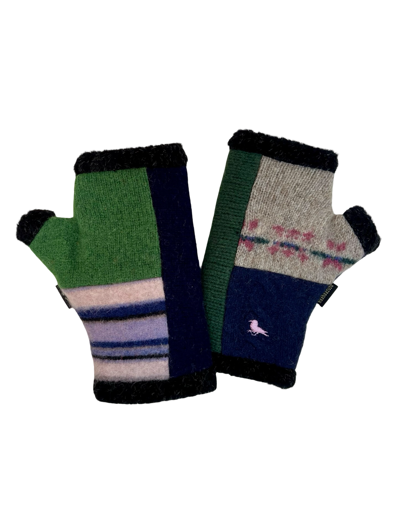 One of a Kind Arctic Fingerless Gloves 371