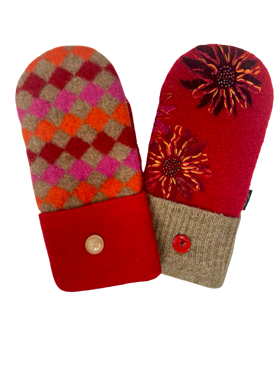 One of a Kind Sweater Mittens 522