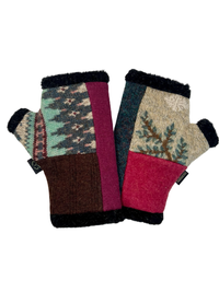 One of a Kind Arctic Fingerless Gloves 402