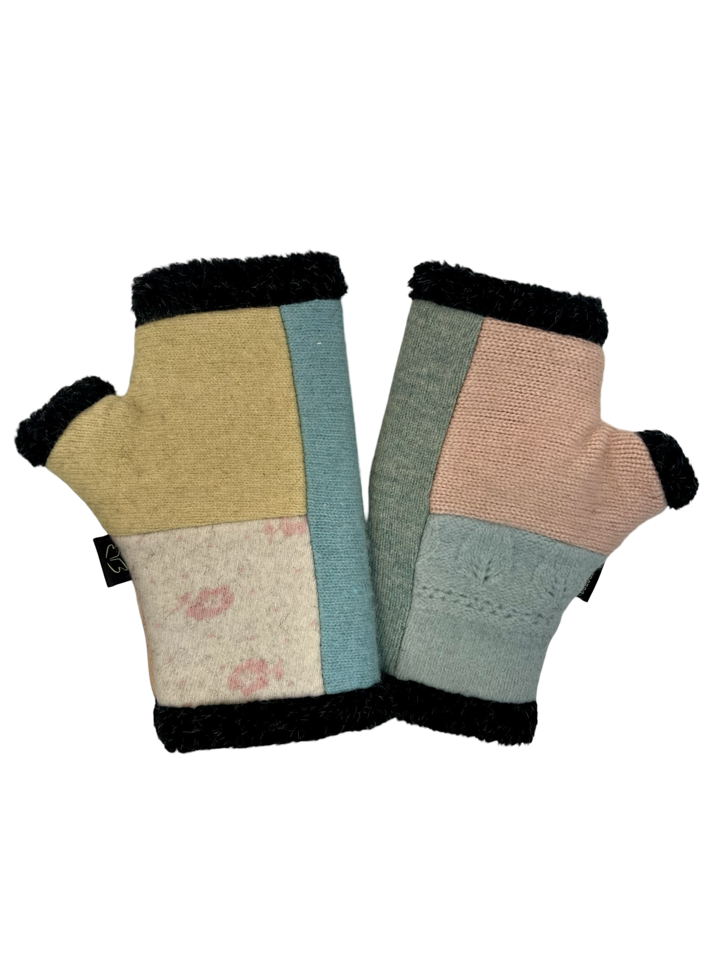 One of a Kind Arctic Fingerless Gloves 401