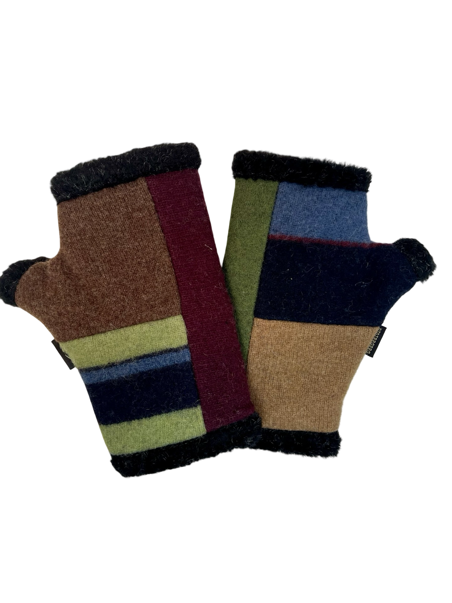 One of a Kind Arctic Fingerless Gloves 393