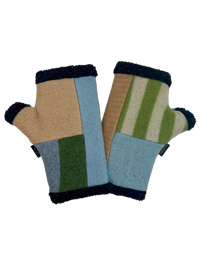 One of a Kind Arctic Fingerless Gloves 355