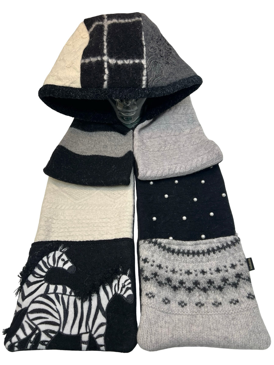 One of a Kind Hoodie Scarf 179