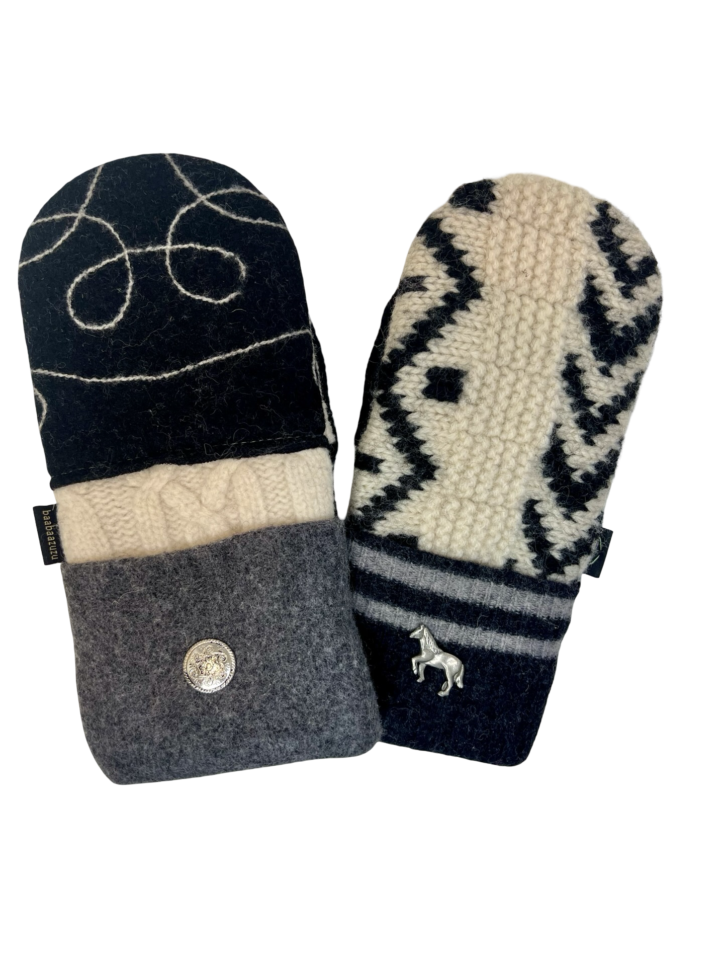 One of a Kind Sweater Mittens 530