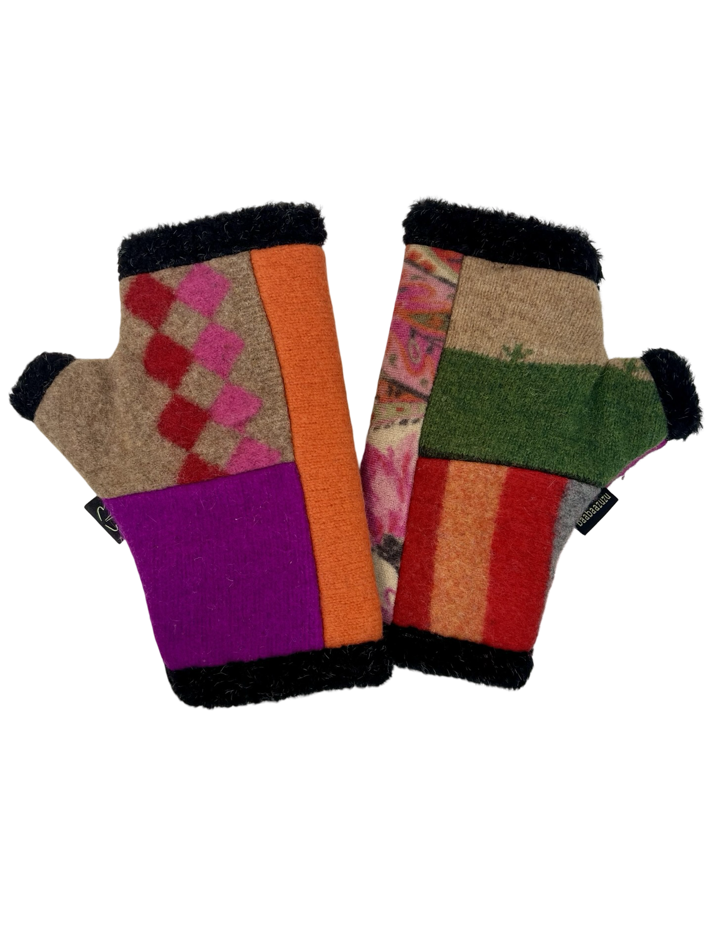 One of a Kind Arctic Fingerless Gloves 395