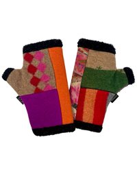 One of a Kind Arctic Fingerless Gloves 395