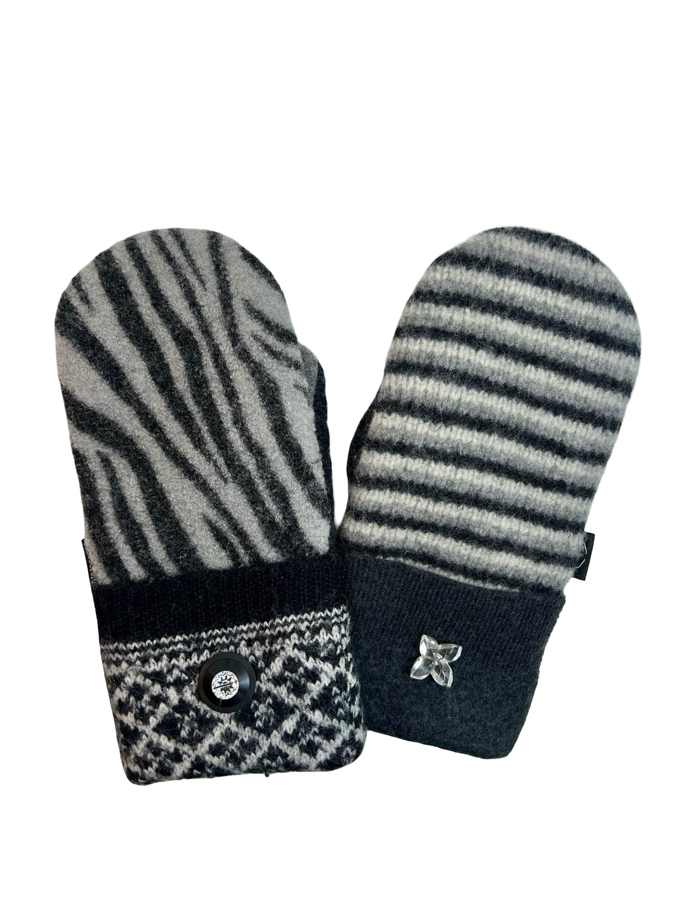One of a Kind Sweater Mittens 626