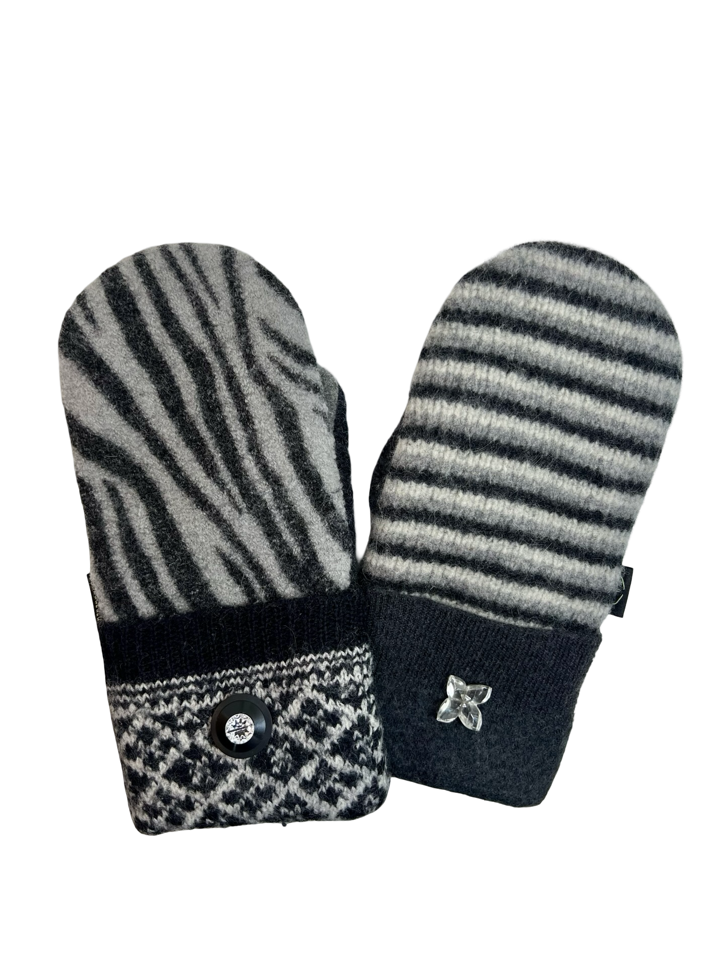 One of a Kind Sweater Mittens 626