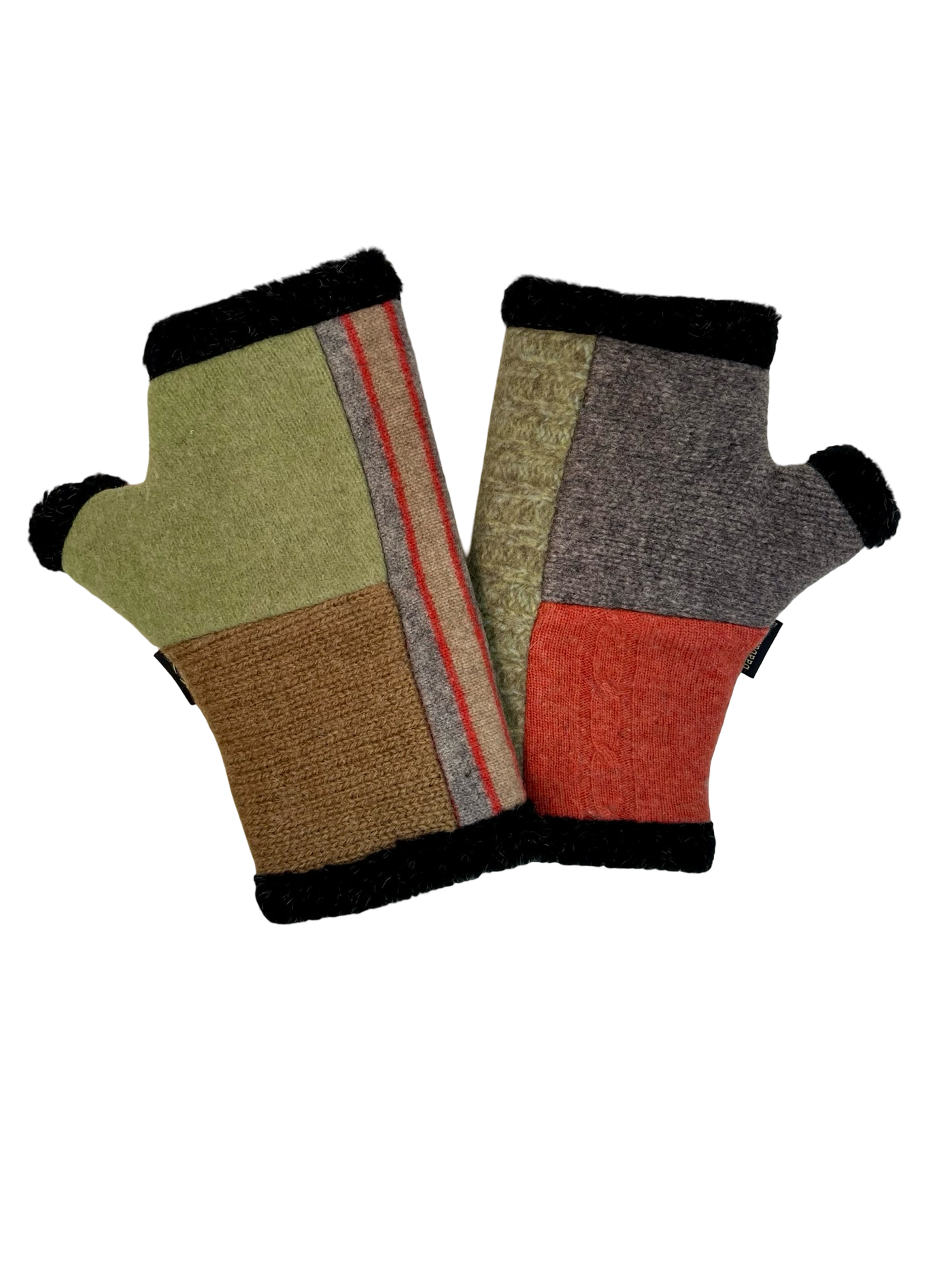 One of a Kind Arctic Fingerless Gloves 369