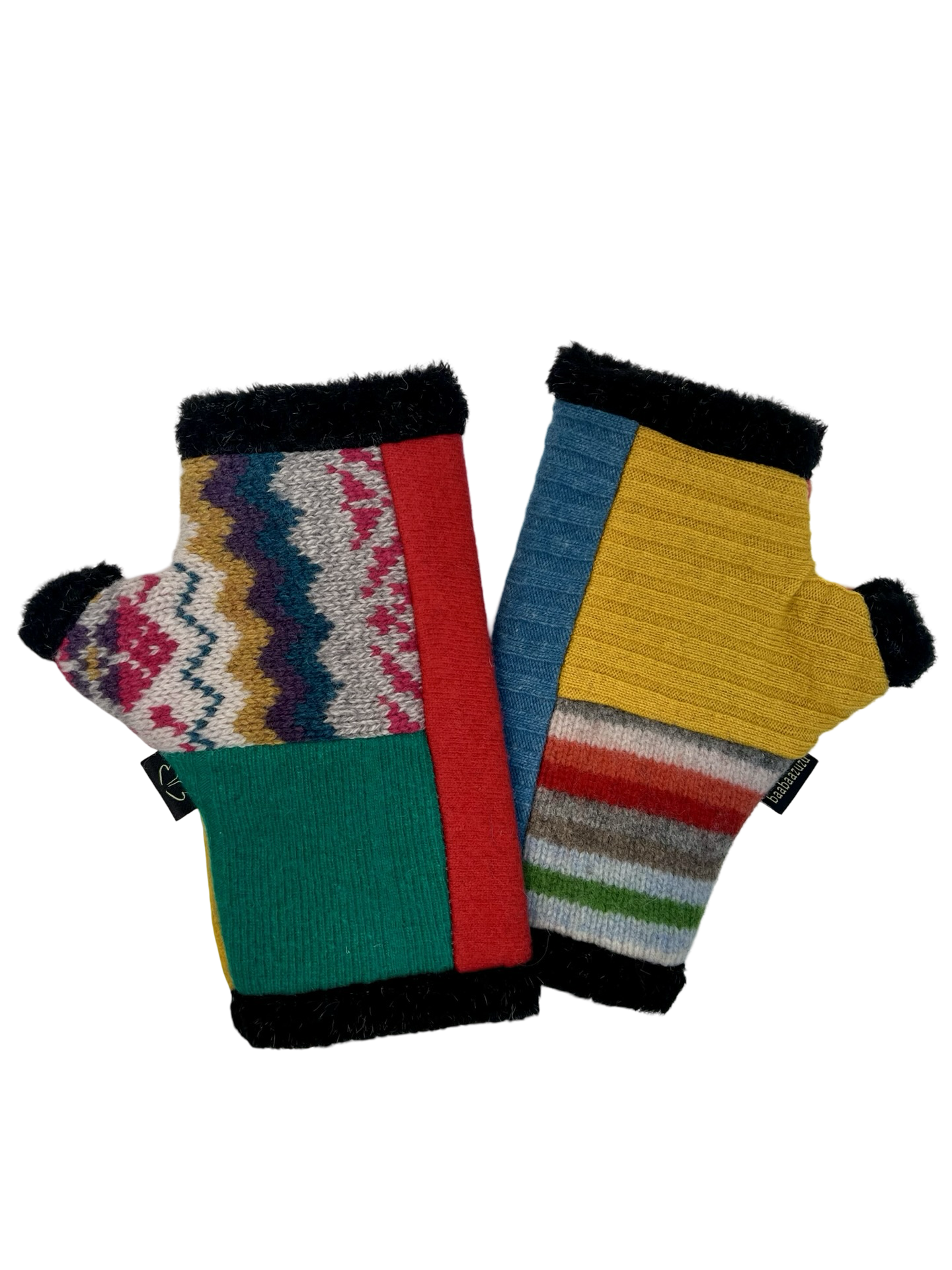 One of a Kind Arctic Fingerless Gloves 403