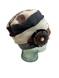One of a kind Cloche Hat 145