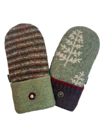 One of a Kind Sweater Mittens 485