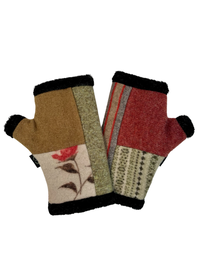 One of a Kind Arctic Fingerless Gloves 369