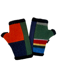 One of a Kind Arctic Fingerless Gloves 368