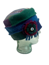 One of a kind Cloche Hat 144