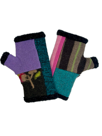One of a Kind Arctic Fingerless Gloves 326