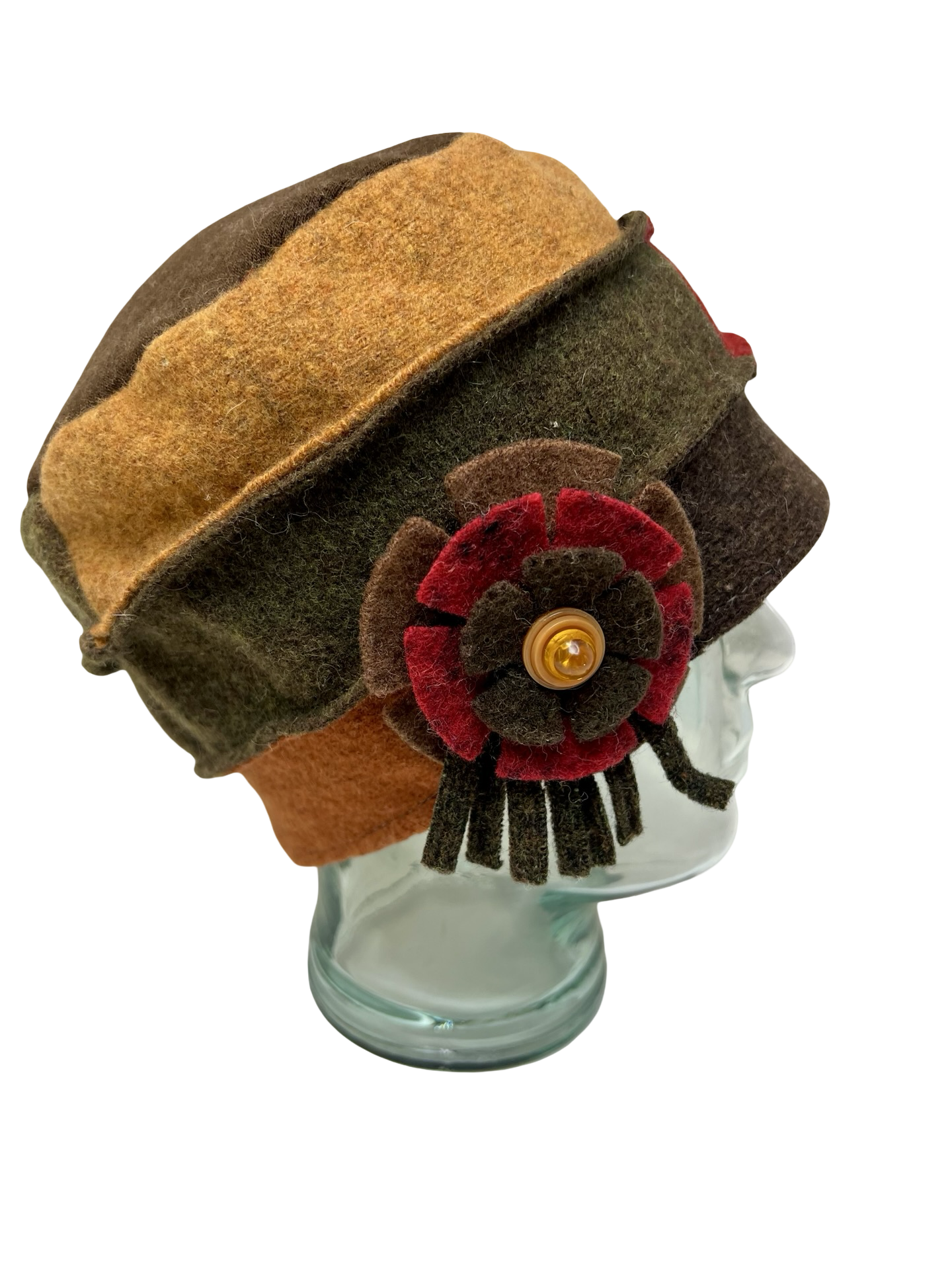 One of a kind Cloche Hat 127