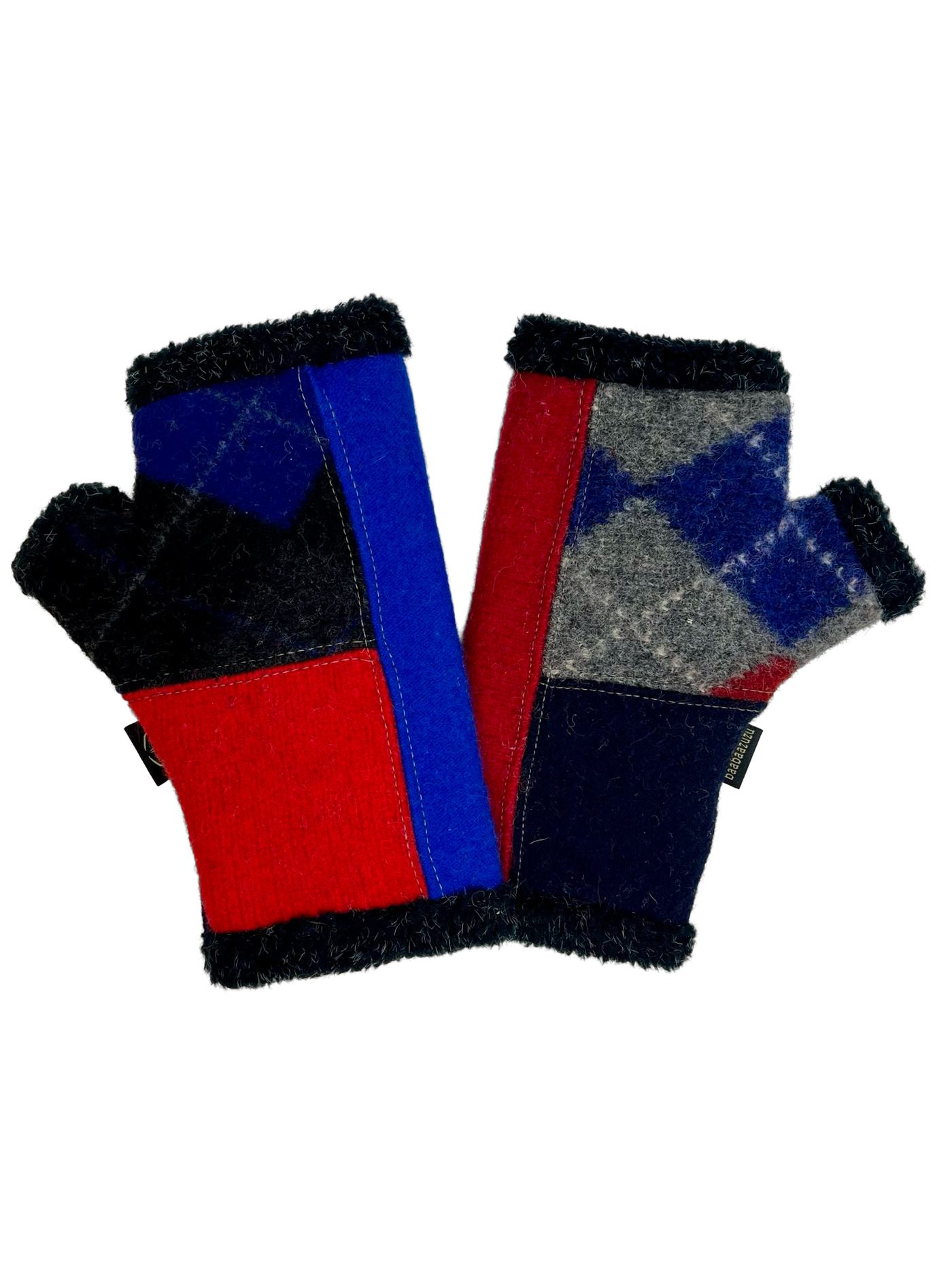 One of a Kind Arctic Fingerless Gloves 343