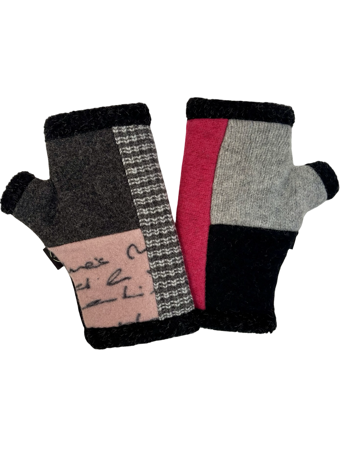 One of a Kind Arctic Fingerless Gloves 367