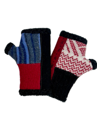 One of a Kind Arctic Fingerless Gloves 315