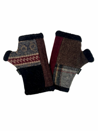 One of a Kind Arctic Fingerless Gloves 396