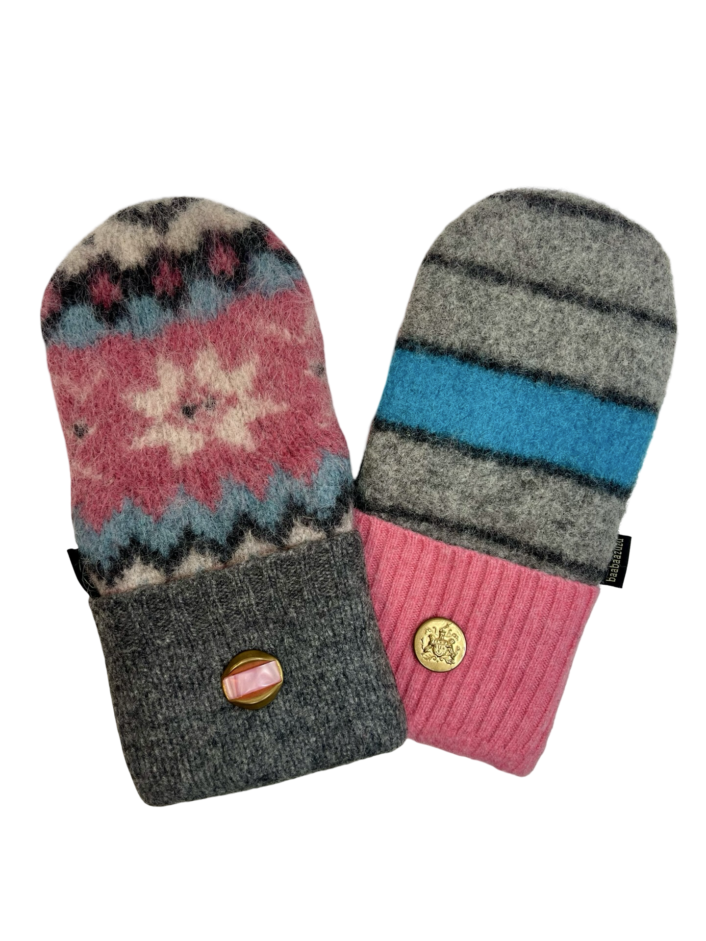 One of a Kind Sweater Mittens 607