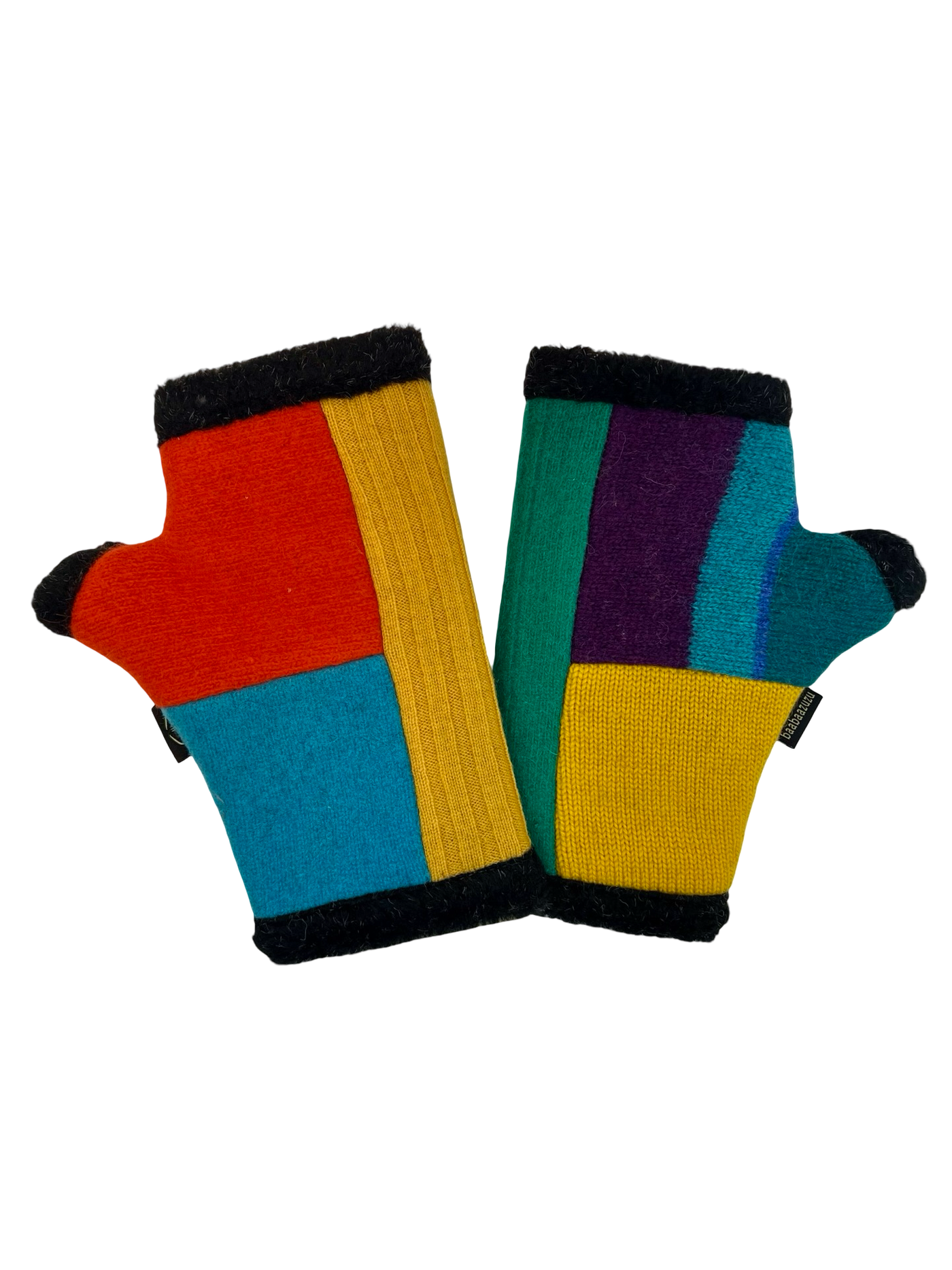 One of a Kind Arctic Fingerless Gloves 374