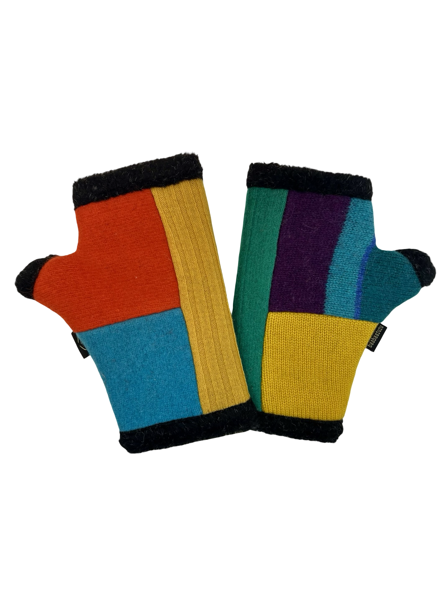 One of a Kind Arctic Fingerless Gloves 374