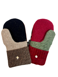 One of a Kind Sweater Mittens 632