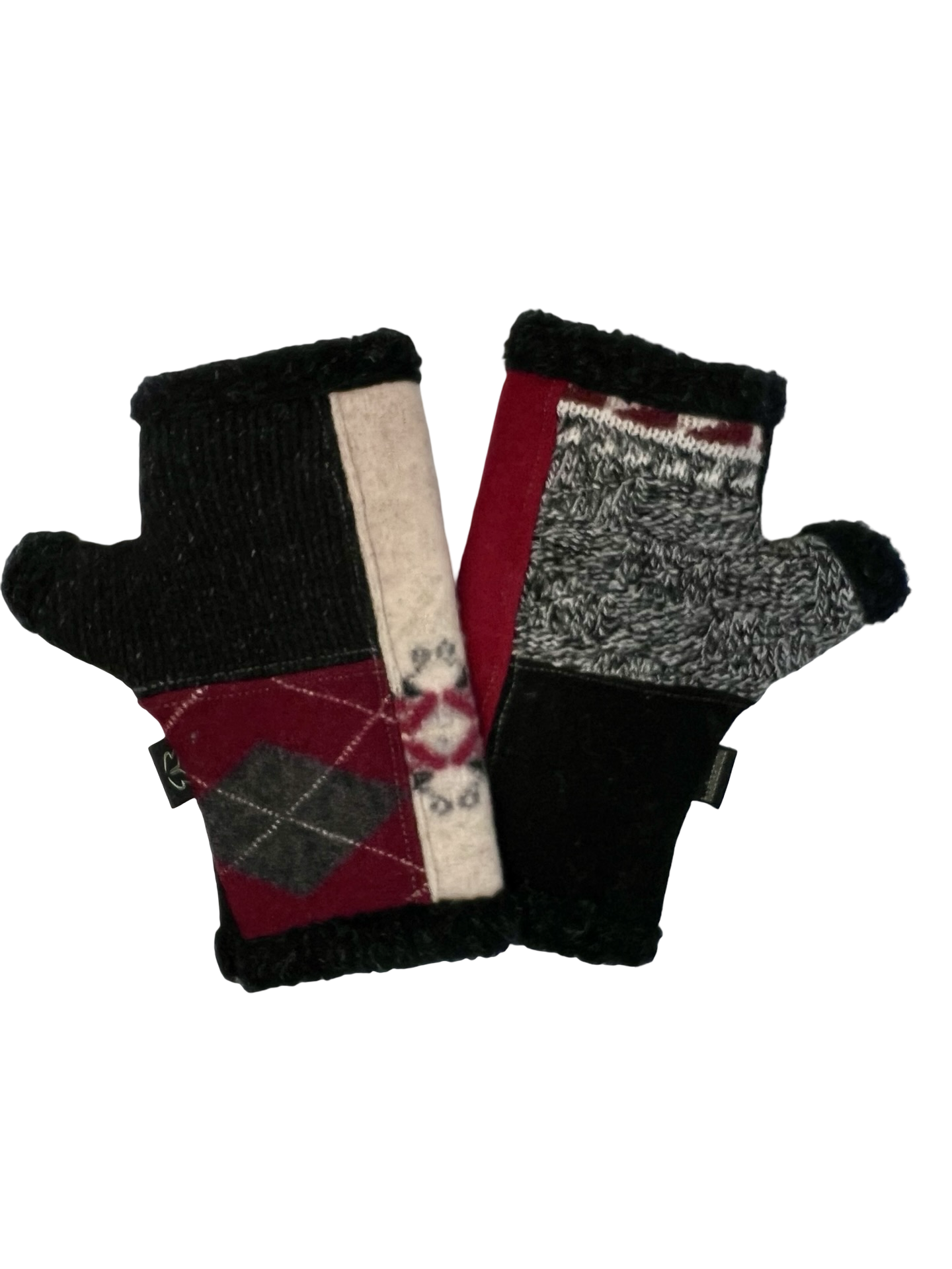 One of a Kind Arctic Fingerless Gloves 387